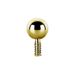Load image into Gallery viewer, Solid Gold 3mm Classic Ball Topper
